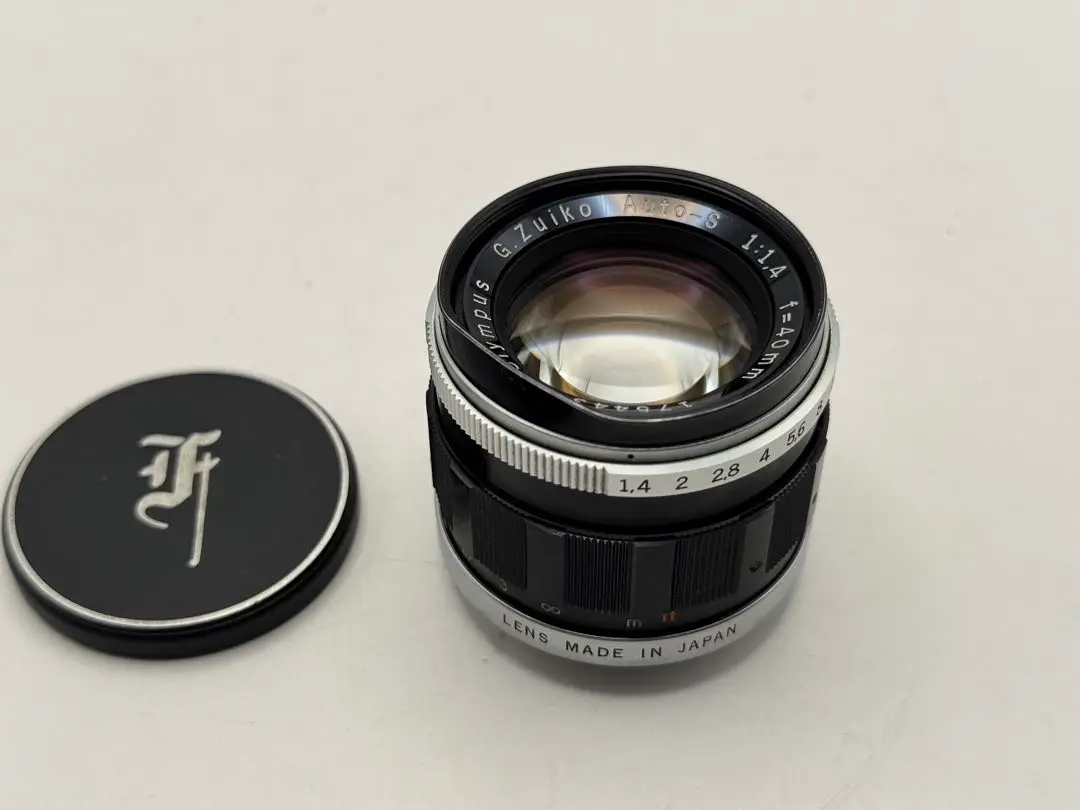 レトロ⭐Olympus G.Zuiko Auto-S 40mm f/1.4レンズ OLYMPUSペンF用レンズ G.Zuiko Auto-S 40mm F1.4（NEX-5用に購入