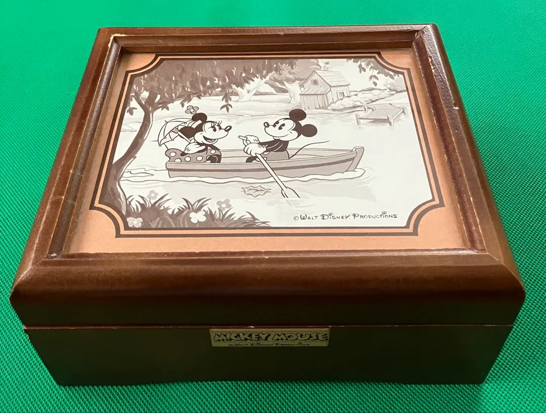 激レア❣️未使用！東京ディズニーランド オルゴール　動作品 レトロ】東京ディズニーランド オルゴール 陶器製 10周年記念