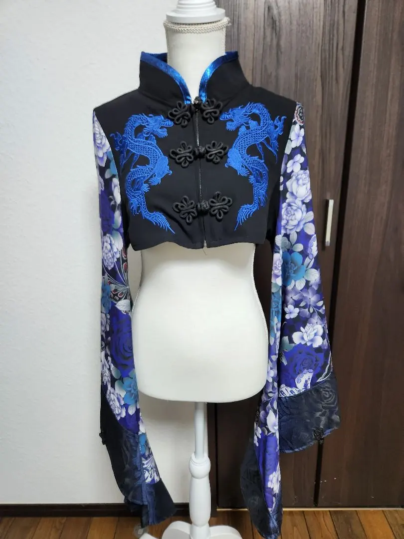 Thumbnail of Cutie Flash China Kimono Sleeve Short Bolero, Blue