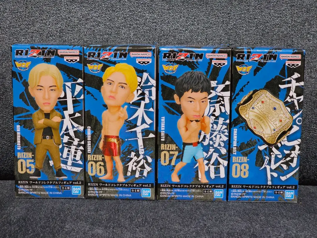 RIZIN ワーコレ vol.1 vol.2 全8種セット WCF ライジン Amazon.co.jp: RI'ZIN ワールドコレクタブルフィギュア vol.1