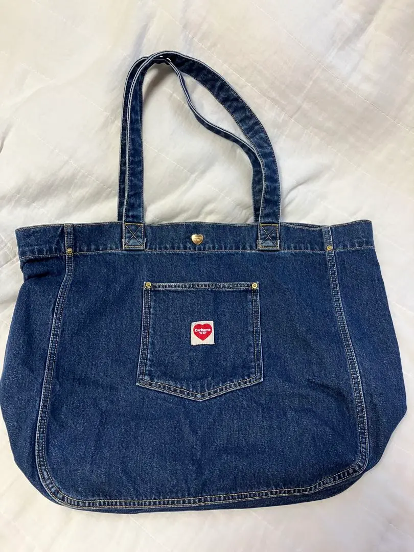 【美品】カーハート carhartt デニムリメイクトート 2025年最新】CARHARTTデニムトートの人気アイテム - メルカリ