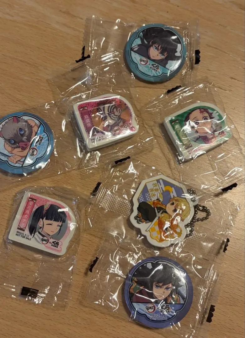 Thumbnail of [New, Unused] Kura Sushi Bikkura Pon! Kimetsu no Yaiba Set