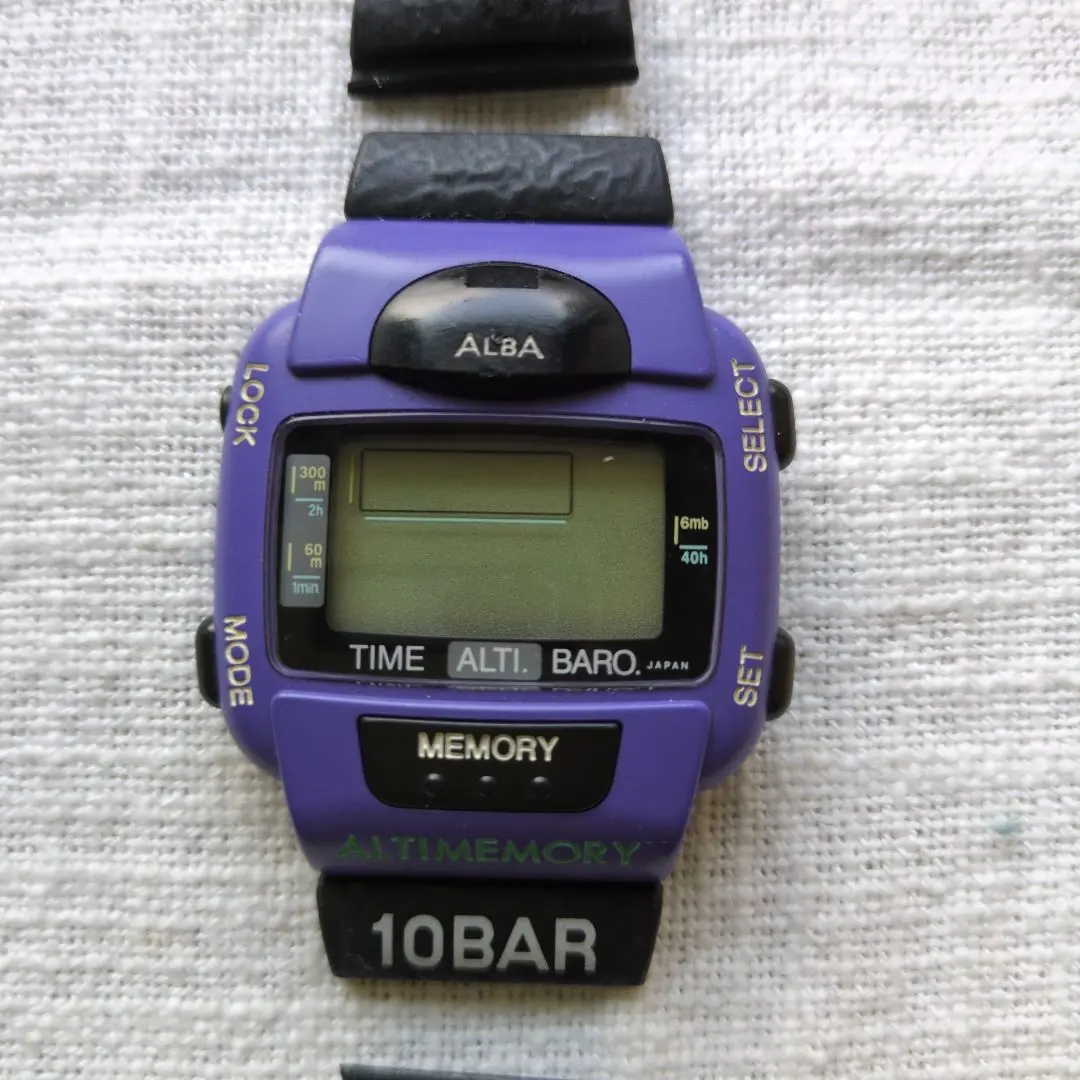 レア VINTAGE ALBA HOTGEAR W750-4A00 腕時計 レア VINTAGE ALBA HOTGEAR W750-4A00 腕時計