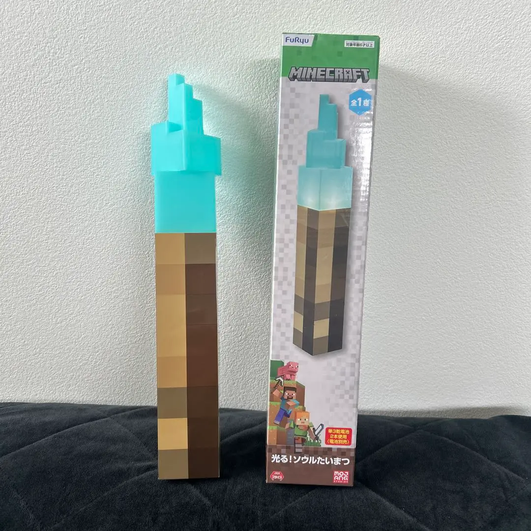 マインクラフト　ソウルたいまつ　ドットポーション ライト　クリーパー フィギュア 2025年最新】光るソウルたいまつの人気アイテム - メルカリ