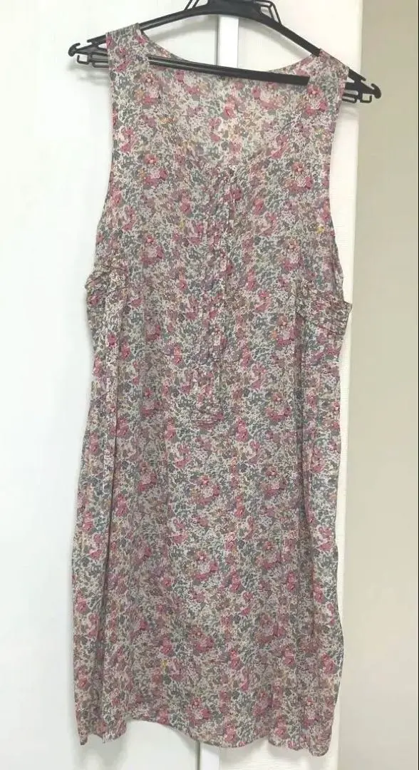 Thumbnail of MACPHEE Tomorrowland Floral Sleeveless Knee-length Dress - Liberty