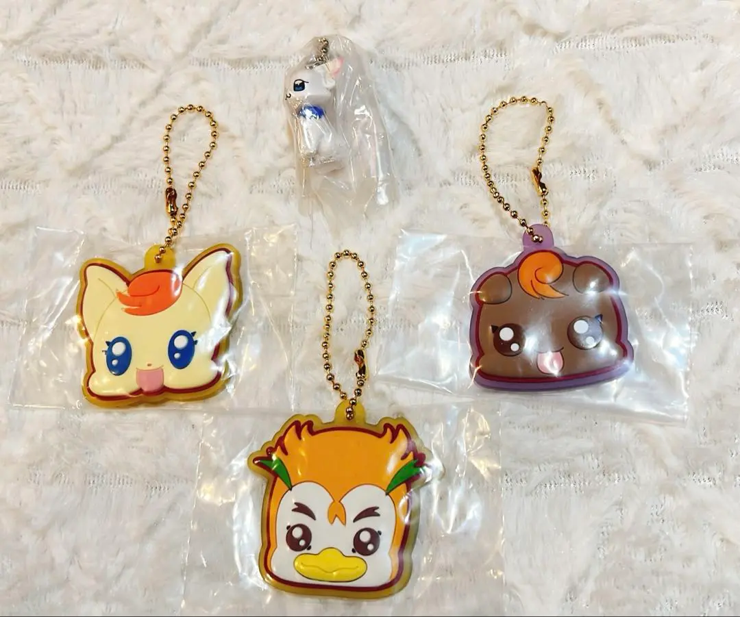 Thumbnail of Precure Ichiban Kuji Pukukuri Fairy Rubber Charm 3-Piece Set + Gacha