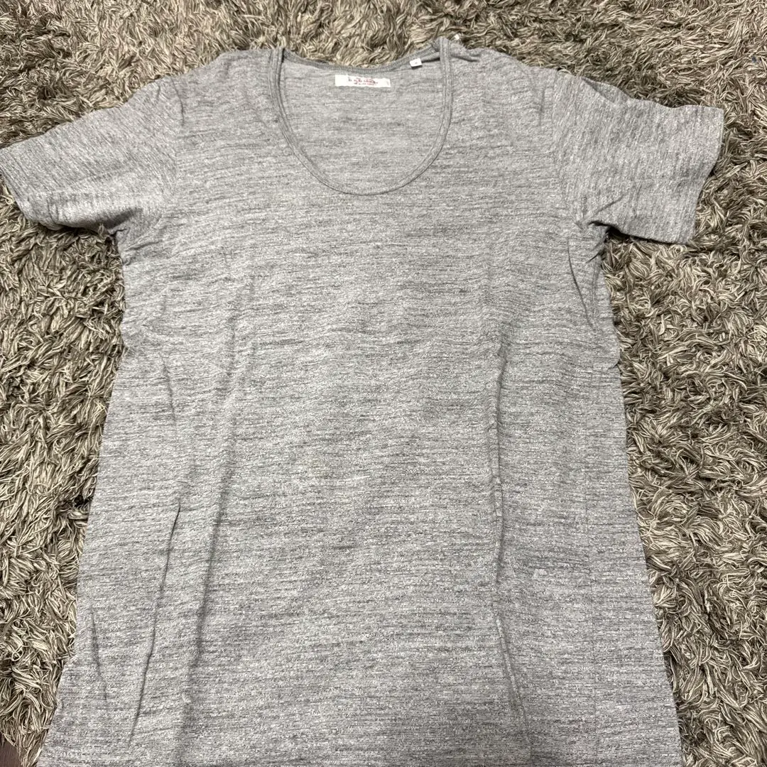 Thumbnail of Gray V-neck T-shirt, Size S