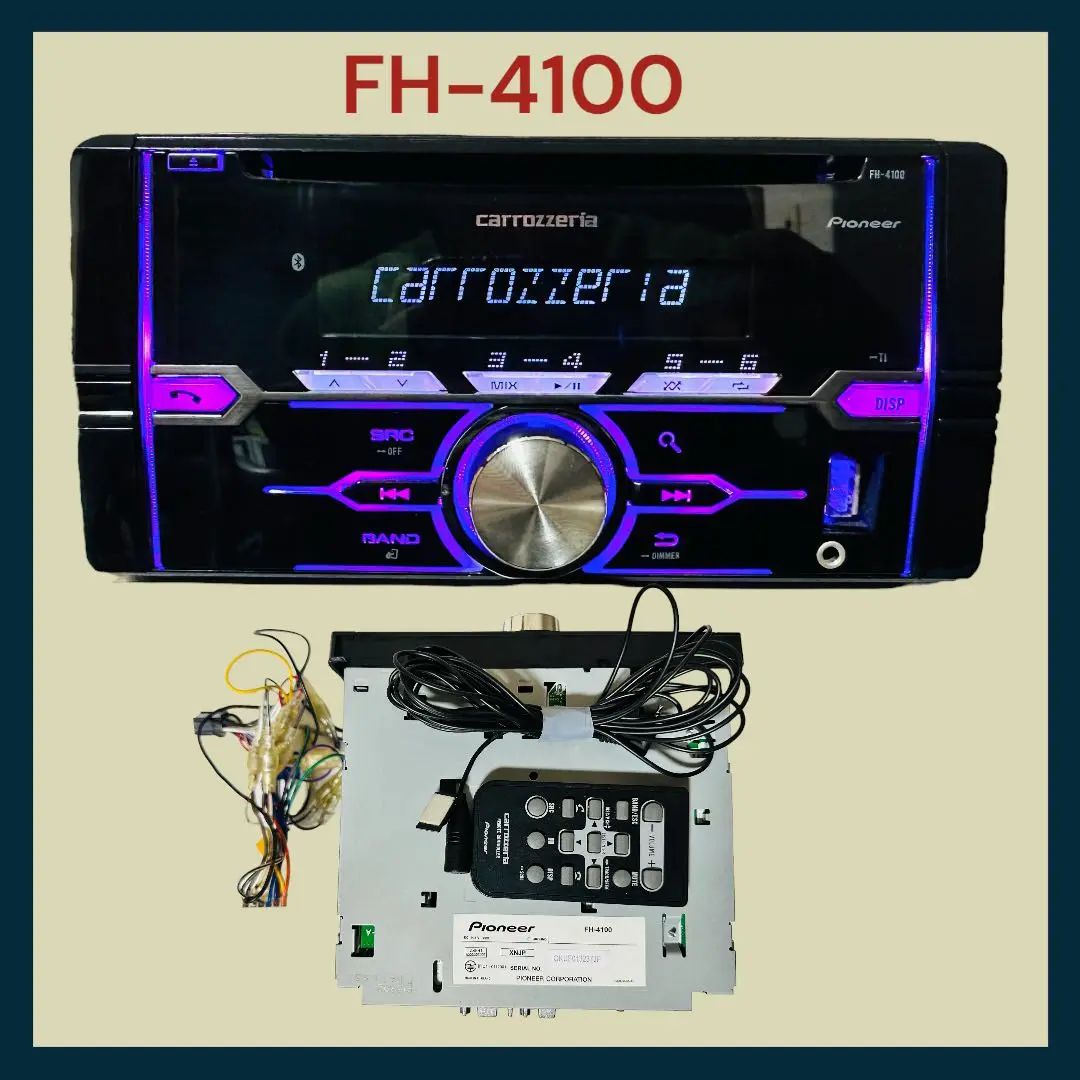 PioneerFH-4100カーオーディオUSB BlueToothハンズフリー Amazon | Pioneer カーオーディオ FH-4100 FH-4100 | プレーヤー