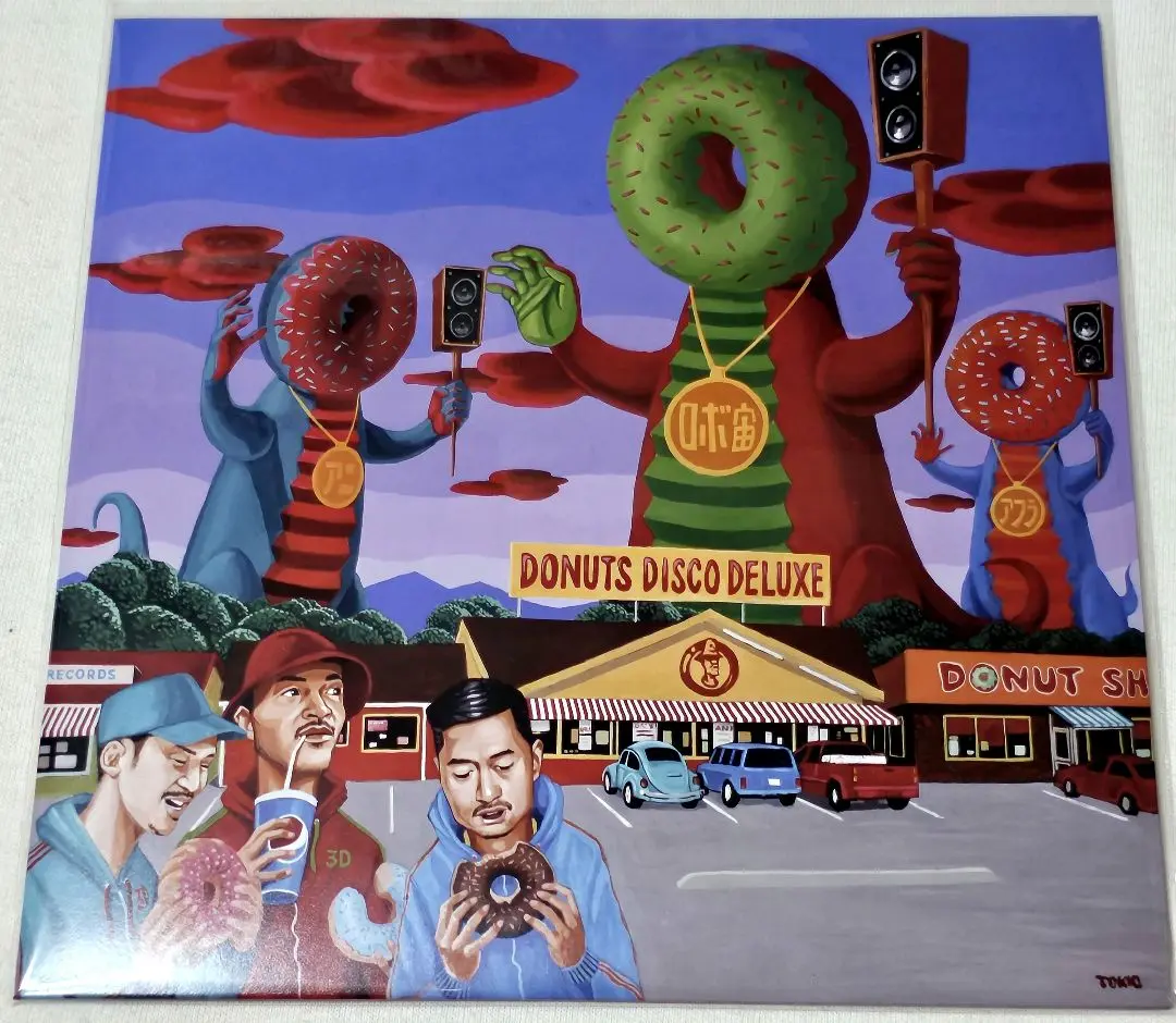 ＤＯＮＵＴＳＤＩＳＣＯＤＥＬＵＸＥ ディスコラップ あつあつドーナツ レコード Amazon.co.jp: DONUTSDISCODELUXE ディスコラップ あつあつ