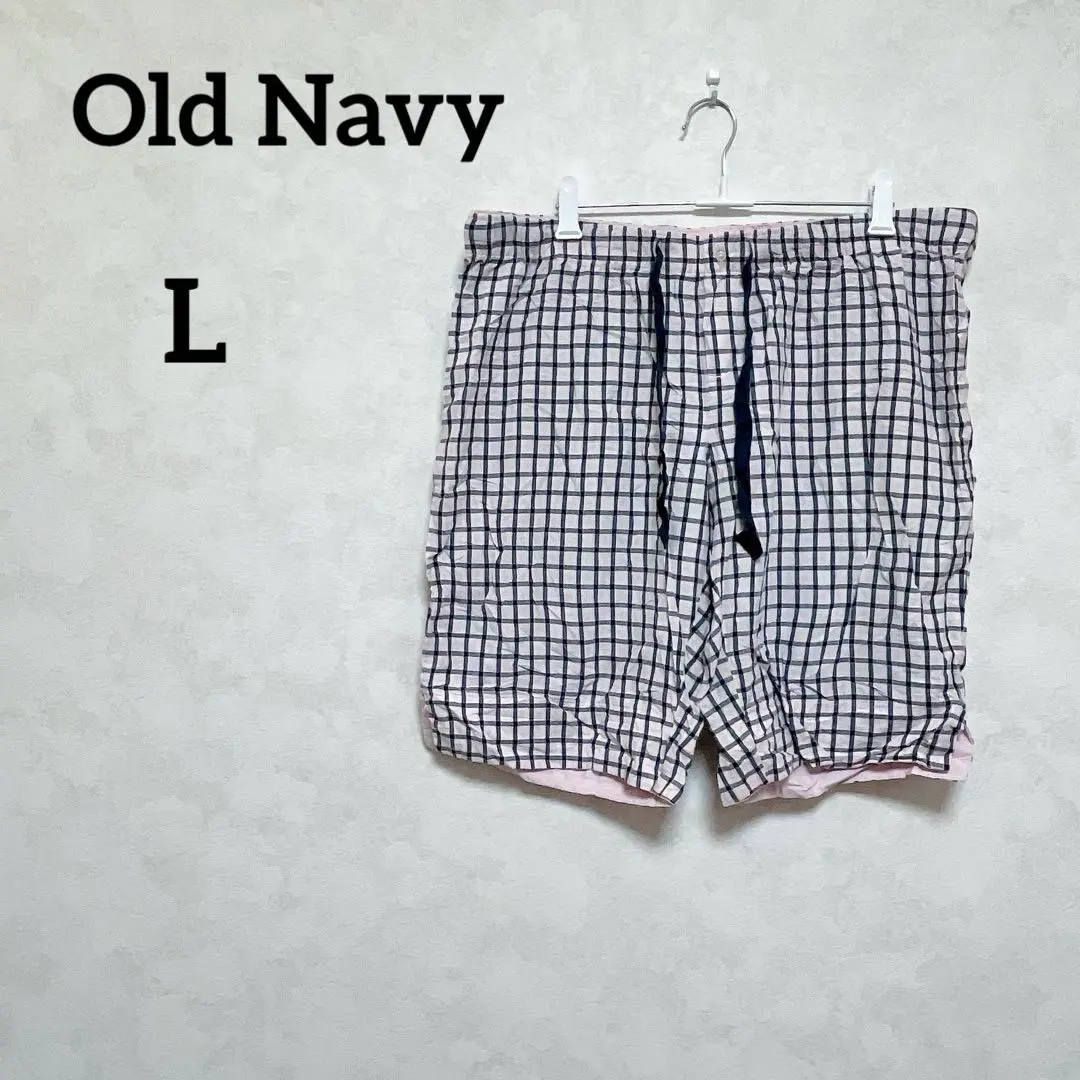Thumbnail of One of a kind ✨ Old Navy 【L】 Checkered Shorts Pink