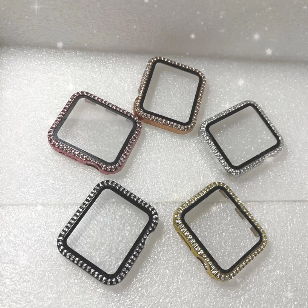 38mm 螢幕保護 appleWatch 螢幕保護 保護殼 閃亮保護殼 的縮圖