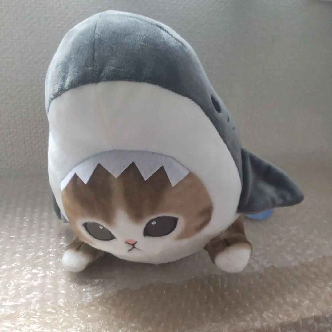 Amazon.co.jp: サメにゃん くてんこ BIG ぬいぐるみ 寝そべり 全