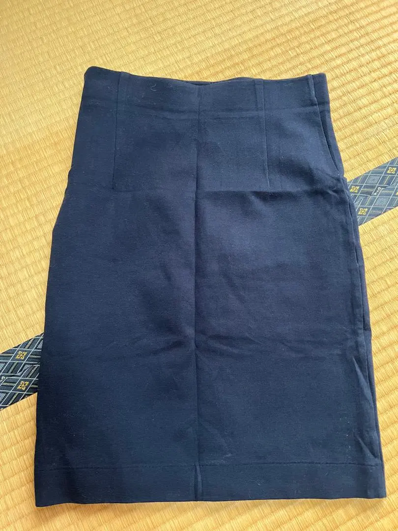 Thumbnail of IENA Navy Tight Skirt, Knee Length