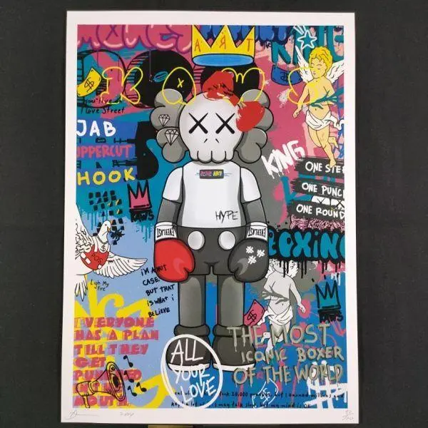 DEATH NYC DB03 ポスター カウズ KAWS セサミ コンパニオン DEATH NYC DB03 ポスター カウズ KAWS セサミ コンパニオン