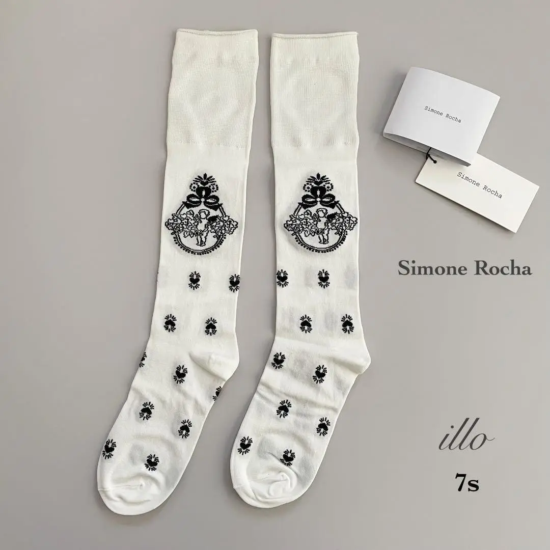 Simone Rocha シモーネロシャ 靴下　ソックス 新品】Simone Rocha シモーネロシャ 靴下 スリークォーター