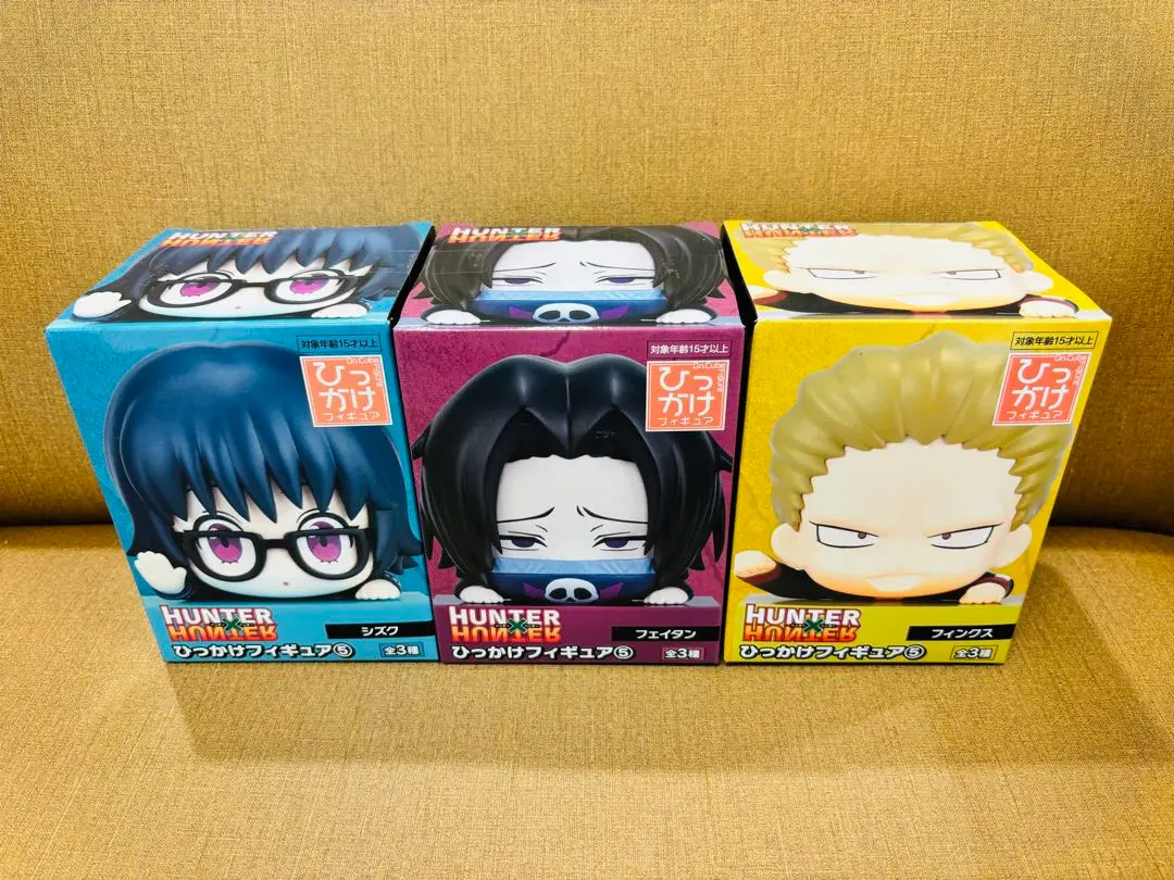 【新品未開封】ひっかけフィギュア フィンクス フェイタン シズク 3体セット 新品未開封】HUNTER フィギュア ひっかけフィギュア フィンクス