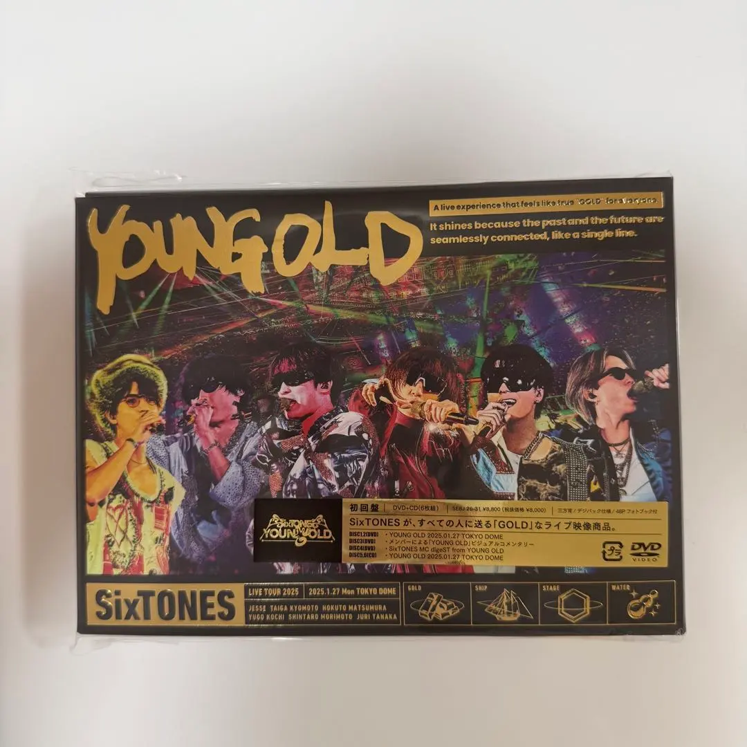 Thumbnail of SixTONES YOUNG GOLD DVD [First Press Limited Edition] [Brand New, Unopened]