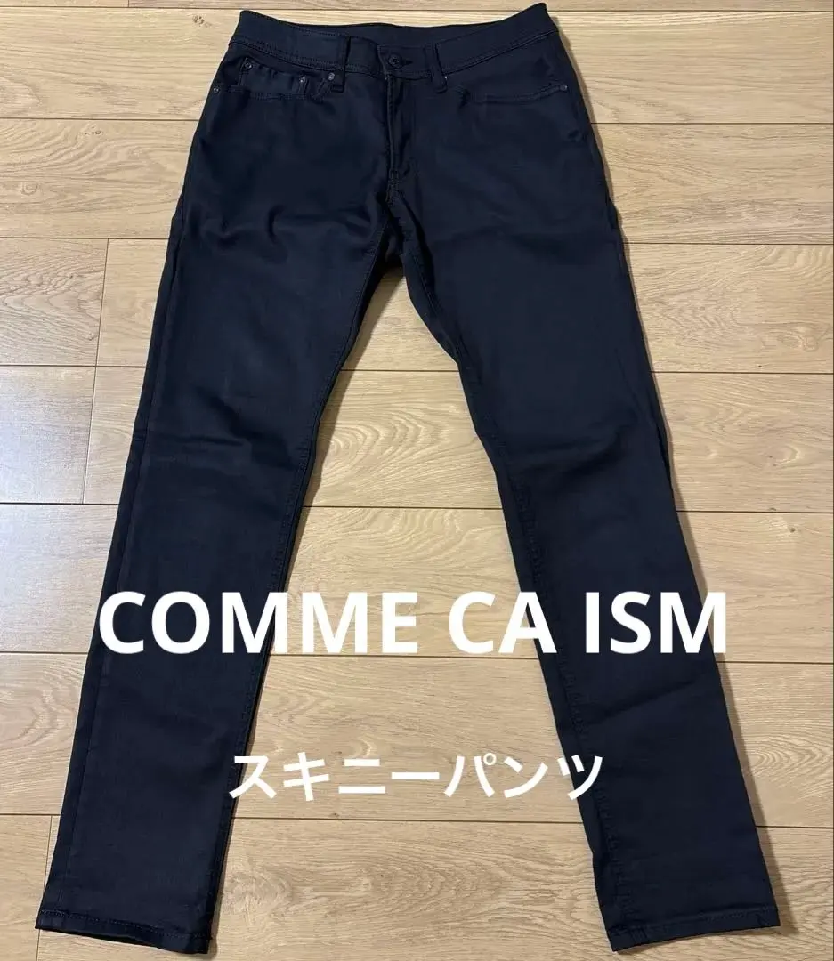 Thumbnail of COMME CA ISM Skinny Pants, Size S, Black