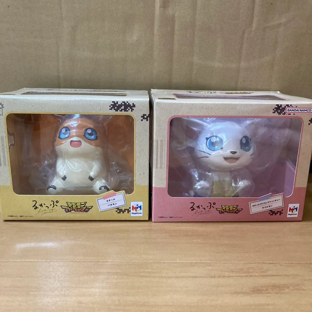 るかっぷ　デジモンアドベンチャー　テイルモン&パタモン　セット売り　新品未開封 見上げ＆おすわりポーズが可愛い『デジモンアドベンチャー