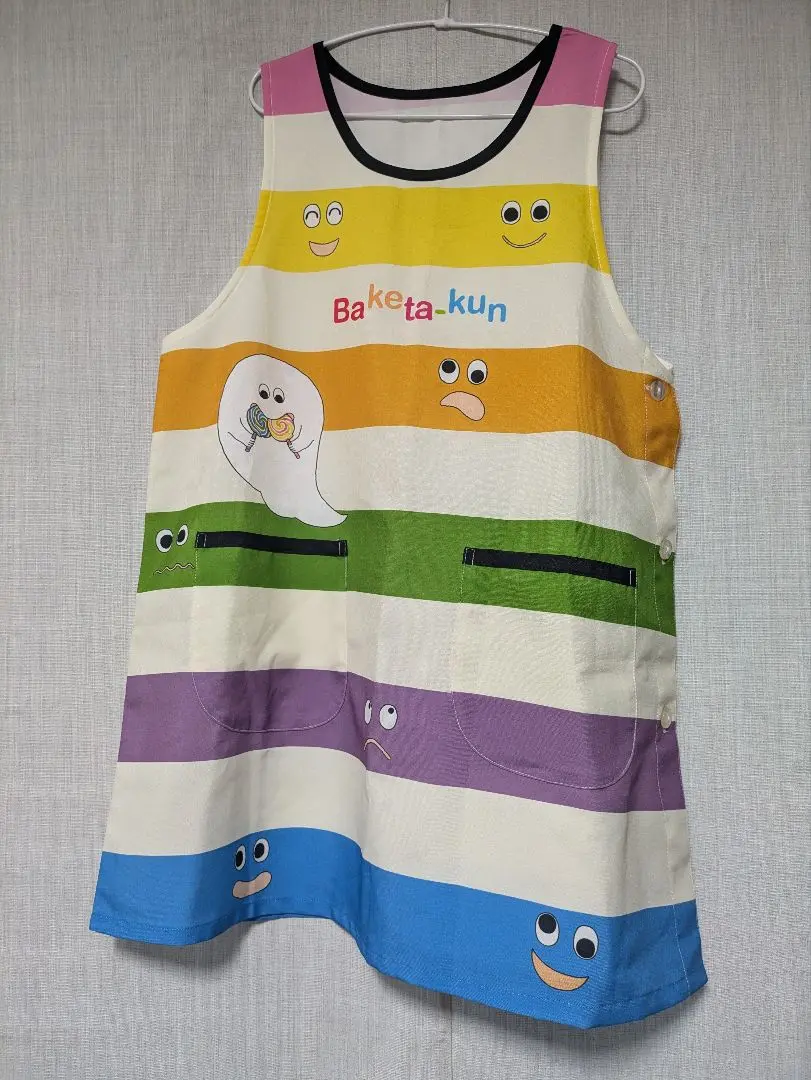 ☆完売品☆ ばけたくんさくらんぼエプロン ⭐︎完売品⭐︎ばけたくんさくらんぼエプロン - メルカリ