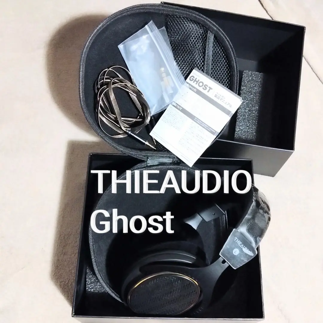 【使用時間30分程度】THIEAUDIO Ghost 開放型ヘッドホン 開放型ヘッドホン THIEAUDIO GHOST レビュー】原音忠実性が高く