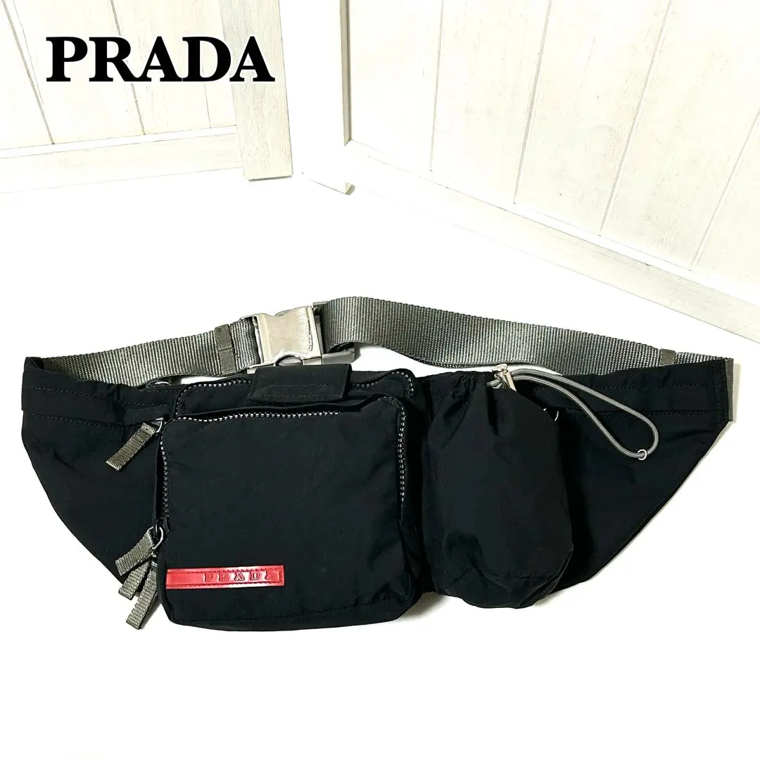 prada sports ウエストポーチ　ボディバッグ　2way ハンドバッグ 2025年最新】プラダスポーツ メンズ ボディバッグ・ウエスト