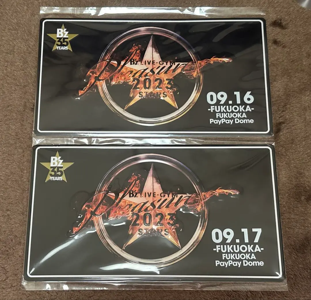 ツアー初日 0311 福岡 B'z メモリアルプレート EPIC NIGHT 2025年最新】b'z メモリアルプレート 福岡の人気アイテム - メルカリ