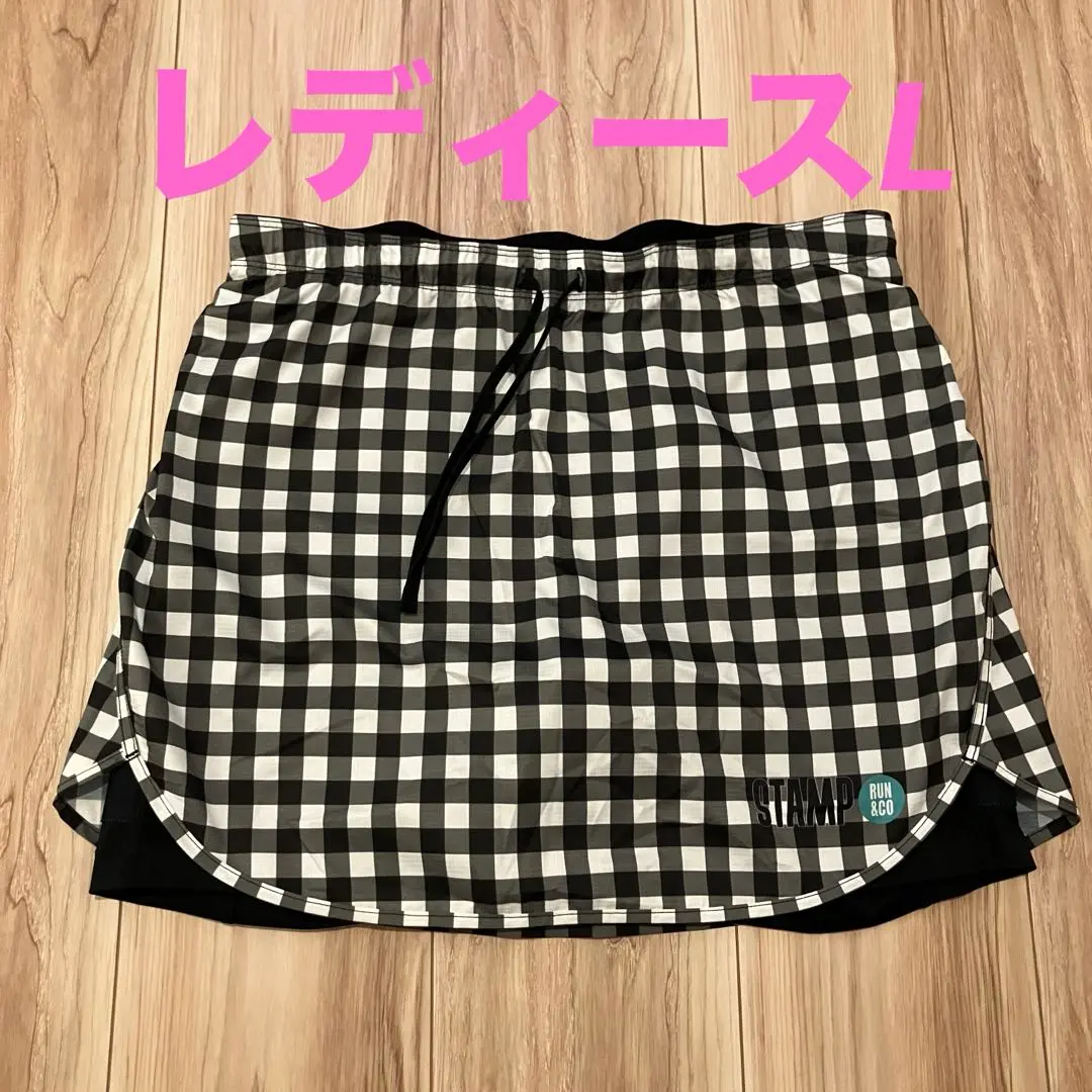 STAMP RUN＆CO ランニングスカート STAMP RUN＆CO(スタンプ ランアンドコー) STAMP RUN SKIRT