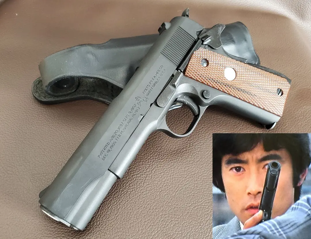9月30日迄　MKK コルト・ガバメントM1911A1  HW　本革ホルスター付 楽天市場】コルト M1911 ガバメント用 本革製 ホルスター