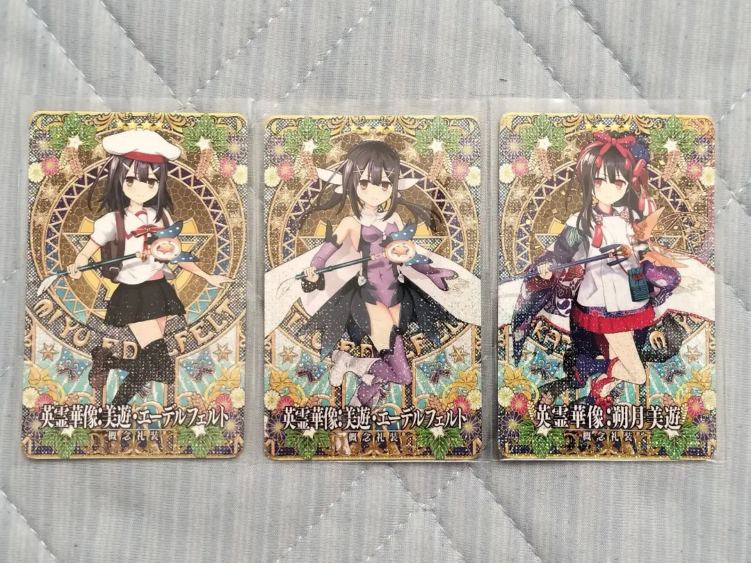 Fate fgo 英霊華像　イリヤ　美遊　クロエ FGOアーケード 英霊華像:イリヤ・美遊・クロエ カードセット