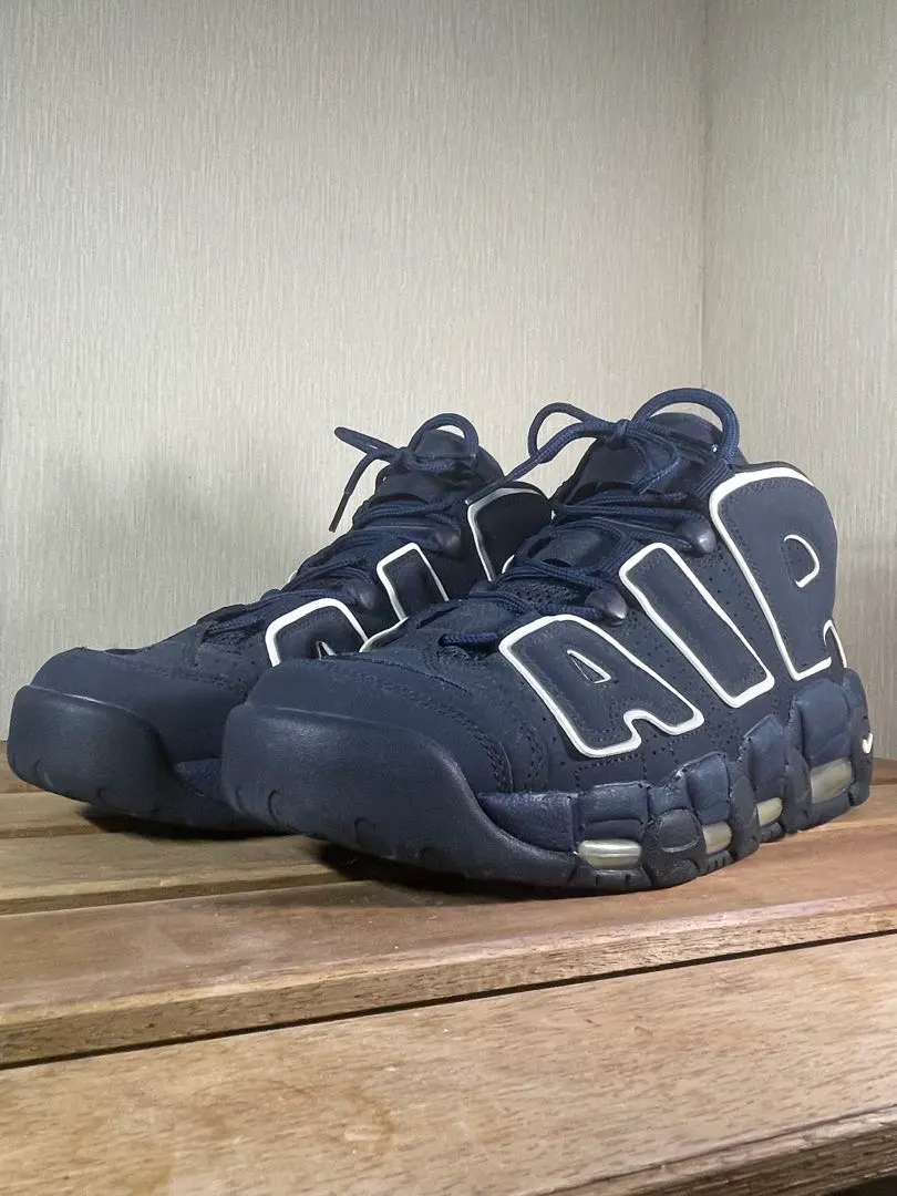 Thumbnail of NIKE Air More Uptempo "More Uptempo" 27cm Navy Blue, Excellent Condition