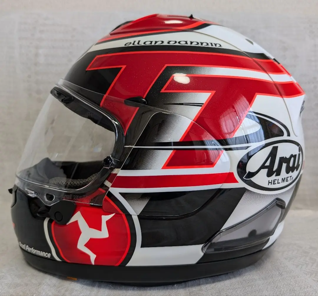 値下げ不可　Arai TTレース　マン島　Rx7x Sサイズ　55-56cm 未使用級】Arai RX-7X マン島TTモデル XL