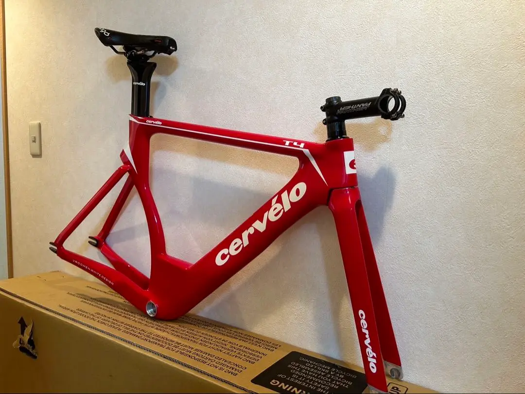 Cervélo T4 クランク&サドル付き　54サイズ　サーベロ/サーヴェロ cervelo T4 54サイズ サドル ステム チェーンリング付 - メルカリ