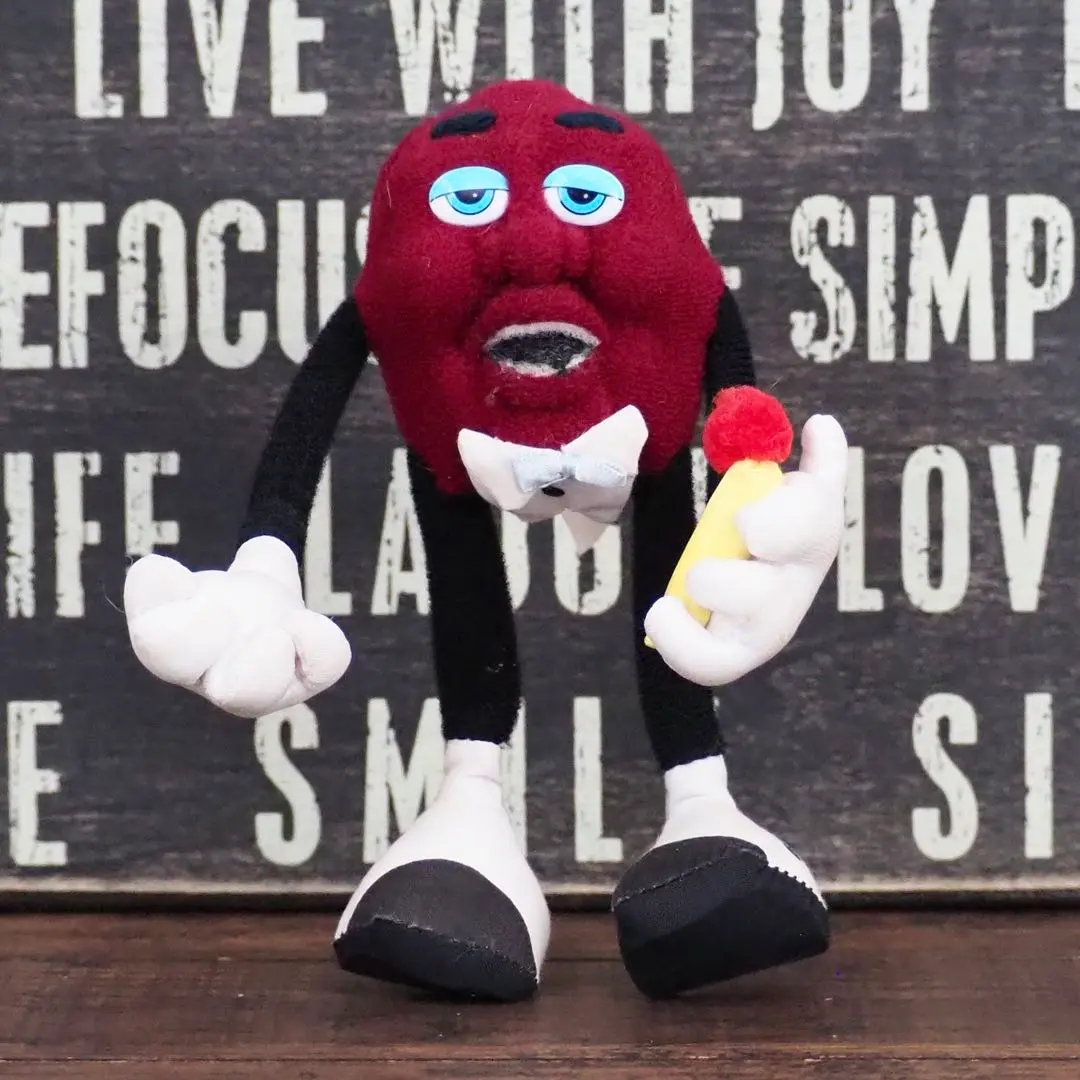 カルフォルニアレーズン　アドバタイジング　US企業　ぬいぐるみ Ace Novelty The California Raisins Bendable Plush Doll