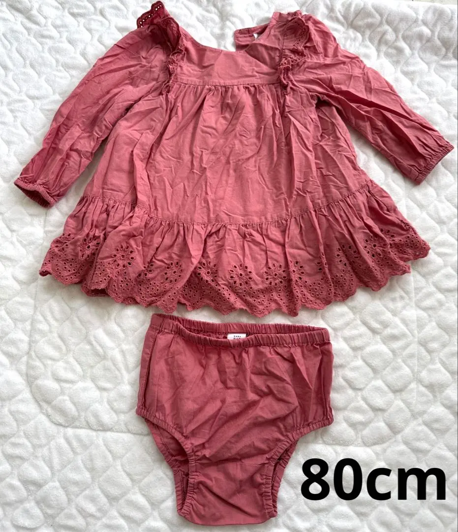 Thumbnail of babyGAP pink dress and pants set, 12-18 months