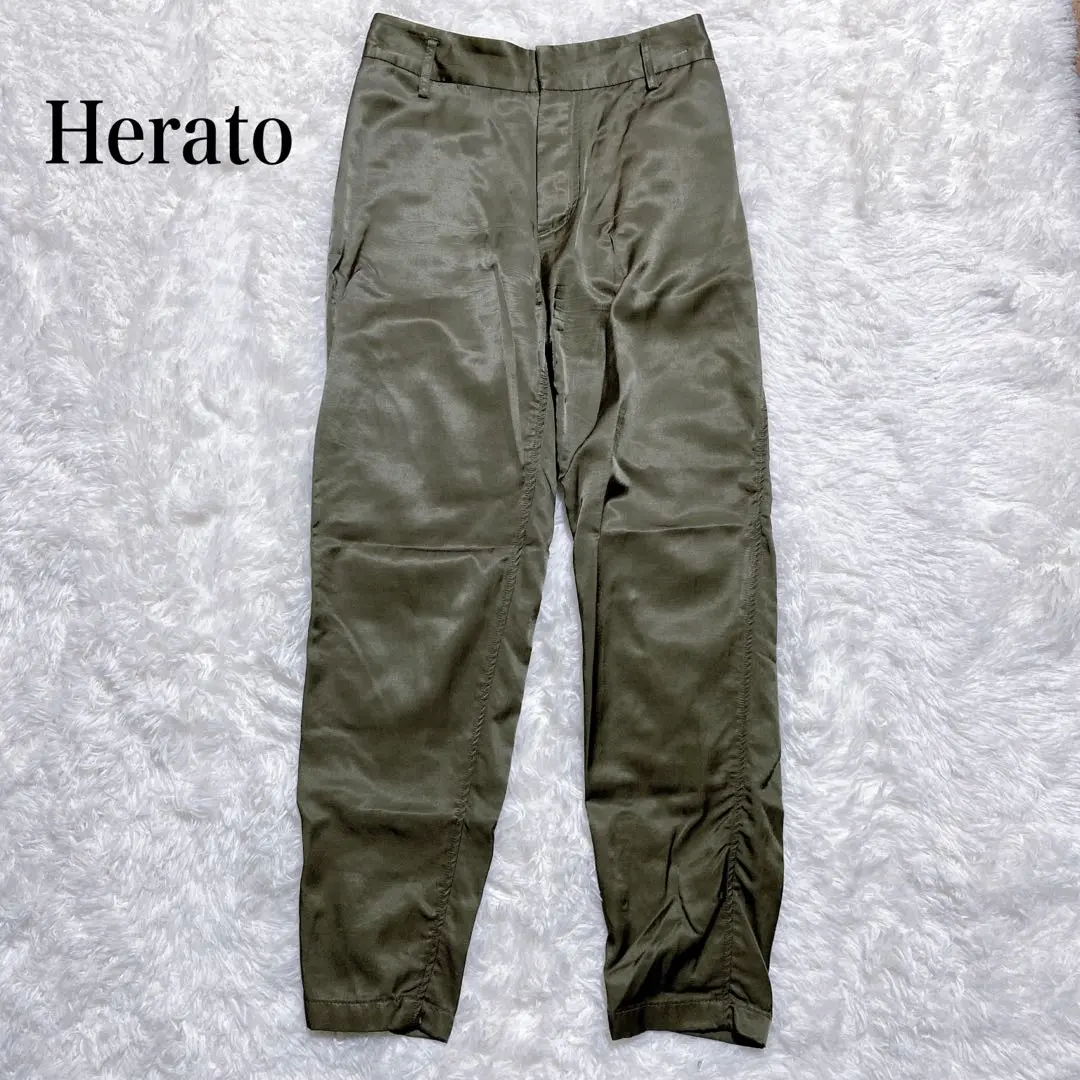 【美品】 ヘルト Herato 花柄サイドライン パンツ 2025年最新】Herato パンツの人気アイテム - メルカリ