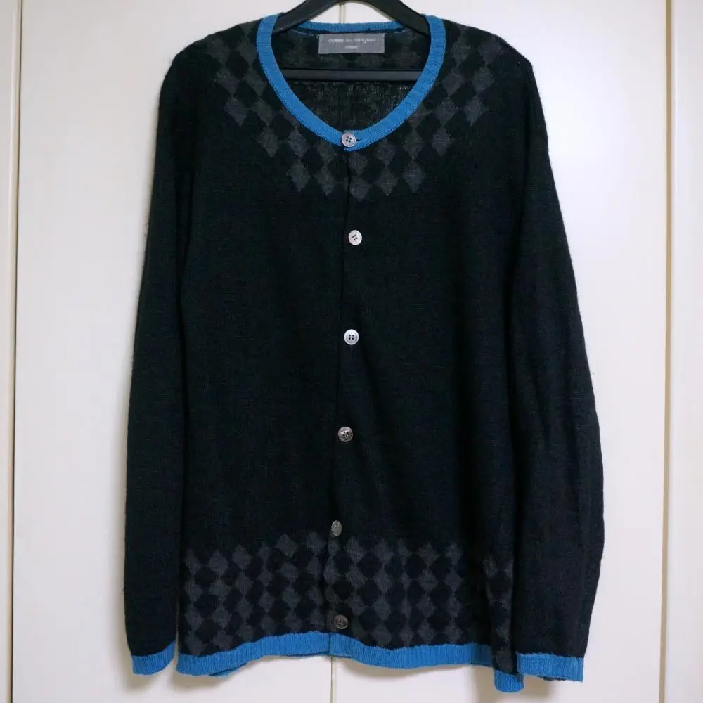 コムデギャルソンオムの麻素材カーディガン　AD2011 2025年最新】COMME des GARCONS HOMME 素材：麻 カーディガンの