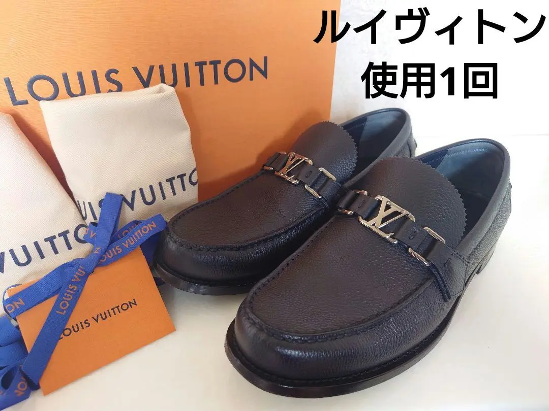 Louis Vuitton ブラック モカシン　　 ３８ 楽天市場】LOUIS VUITTON ルイ ヴィトン ドライビングシューズ