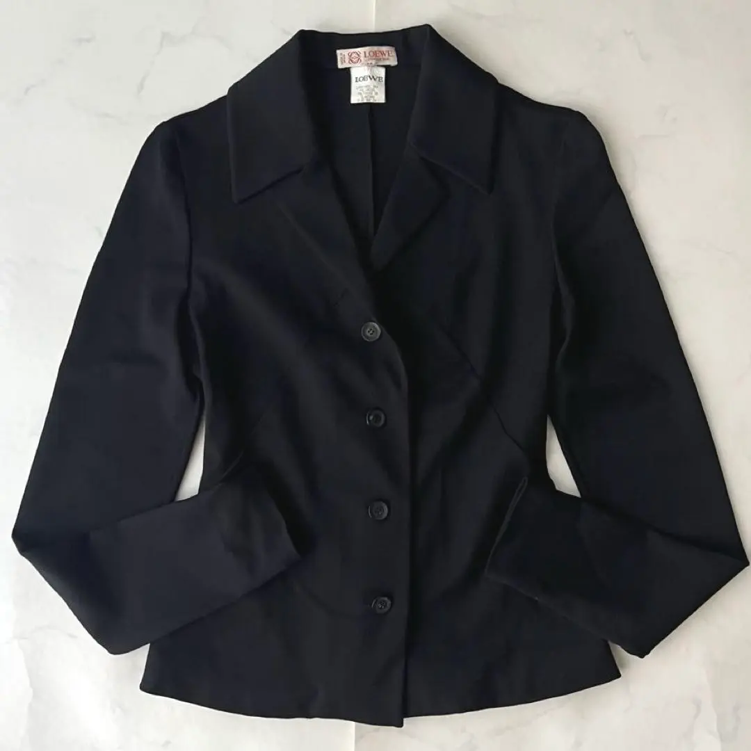 LOEWE テーラードジャケット ブラック 46 新品タグ付き ロエベ - LOEWE | JACKET-Black-46の通販 | RESTIR リステア