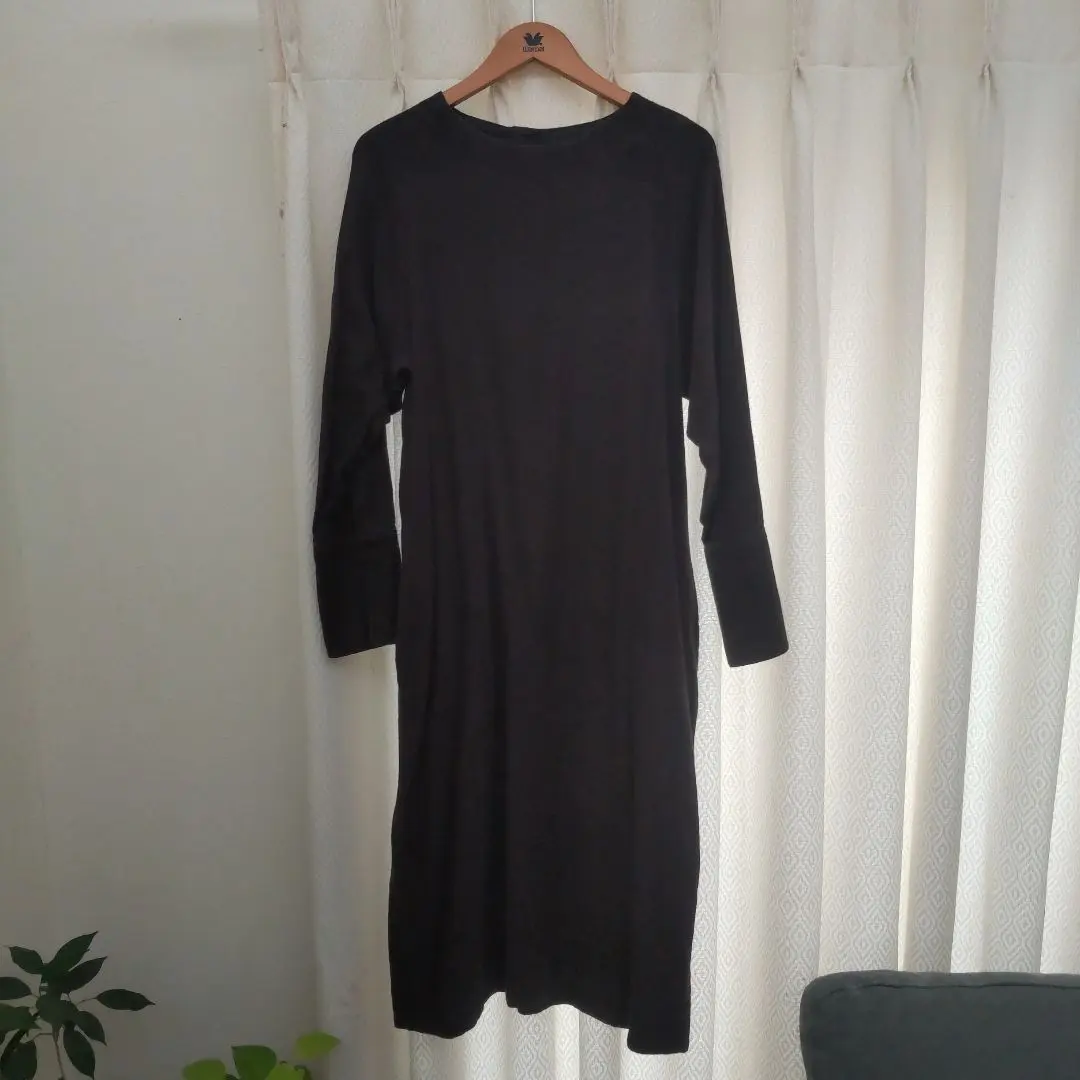 Thumbnail of Muji Flannel Long One-Piece Dress, Size M