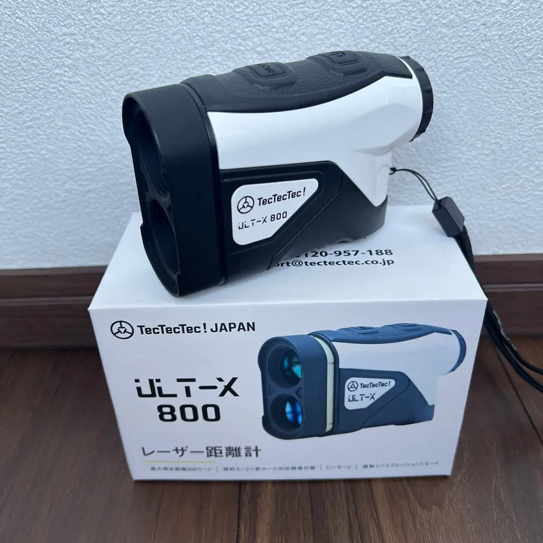 TecTecTec！★ULT-X800レーザー距離計限定カラー黒×青★送料無料 ゴルフ距離計 tectectec ULT-X800 テックテックテック