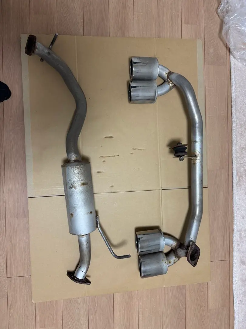 La150s ムーヴ ワンオフ 4本だし 中間 リアストレート La150s ムーヴ ワンオフ 4本だし 中間 リアストレート