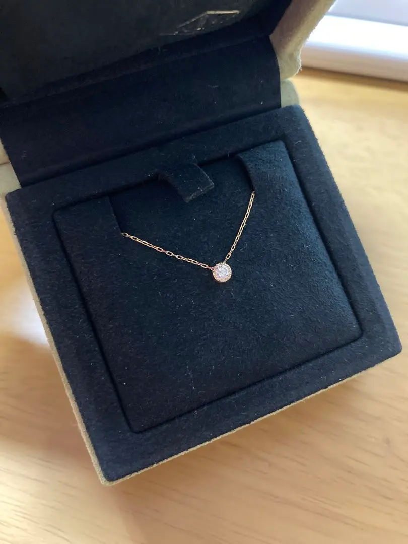 Thumbnail of Lilas Spick and Span K18 Diamond Necklace 0.1ct Milgrain