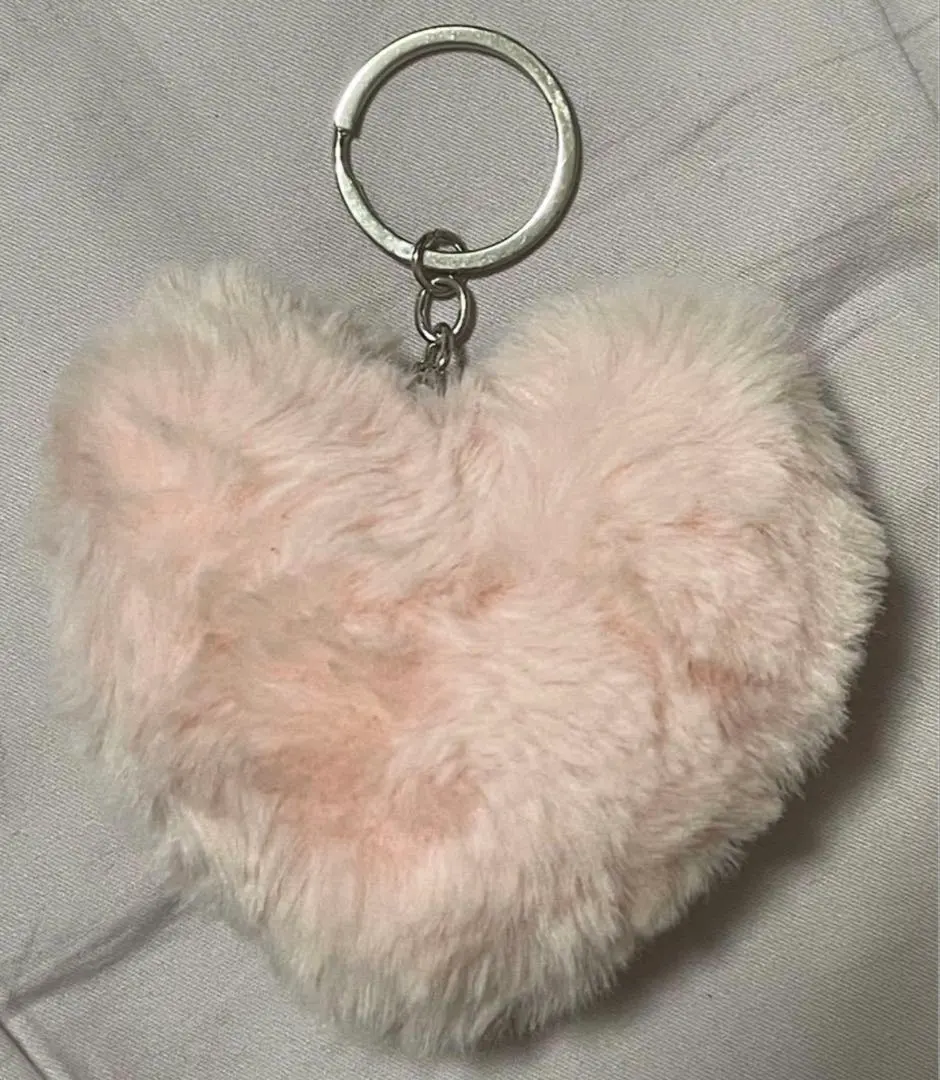 Thumbnail of SHEIN Heart Fluffy Keychain