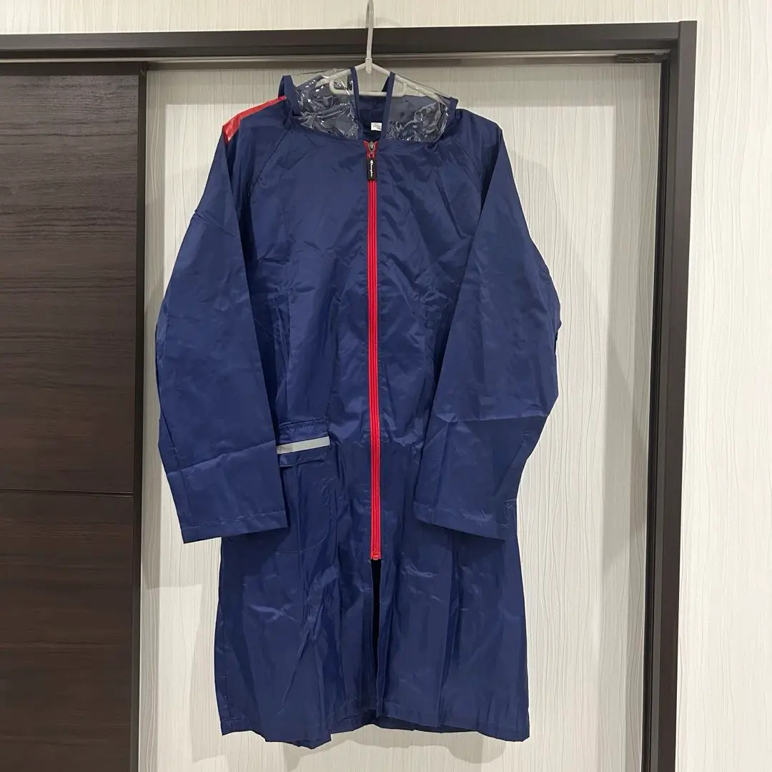 新品未使用　チャンピオン　レインウェア　レインコート　ネイビー Champion レインコート キッズ ランドセル対応 チャンピオン