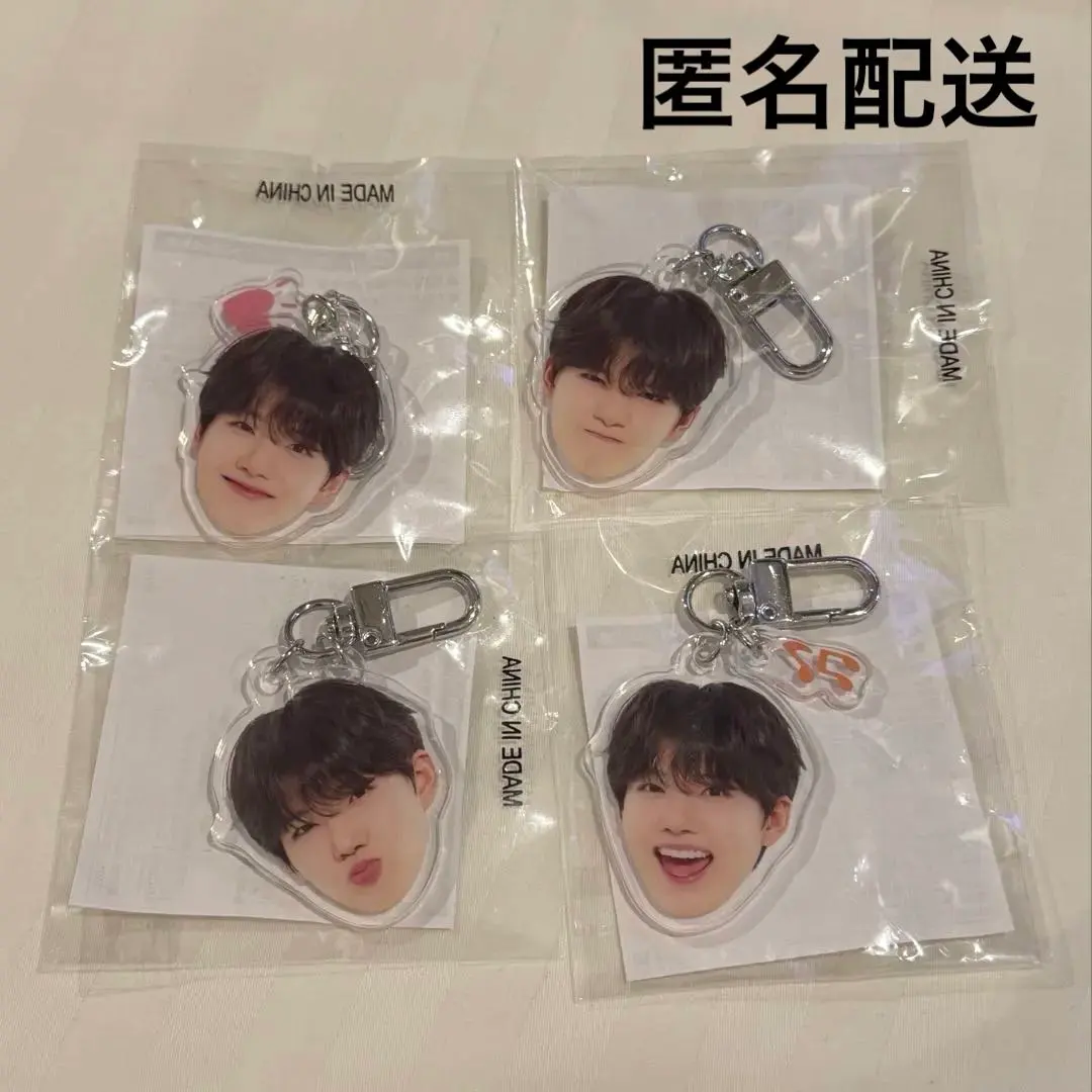 TREASURE JUNKYU 臉部壓克力鑰匙圈 轉蛋 喜怒哀樂 全套 的縮圖