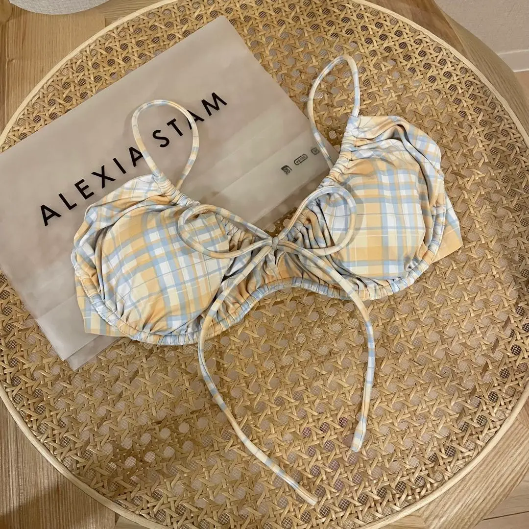 Skatie 海外カルフォルニア水着ビキニセットインポート水着　チェックビキニ 楽天市場】水着【送料無料】レディース California Shore
