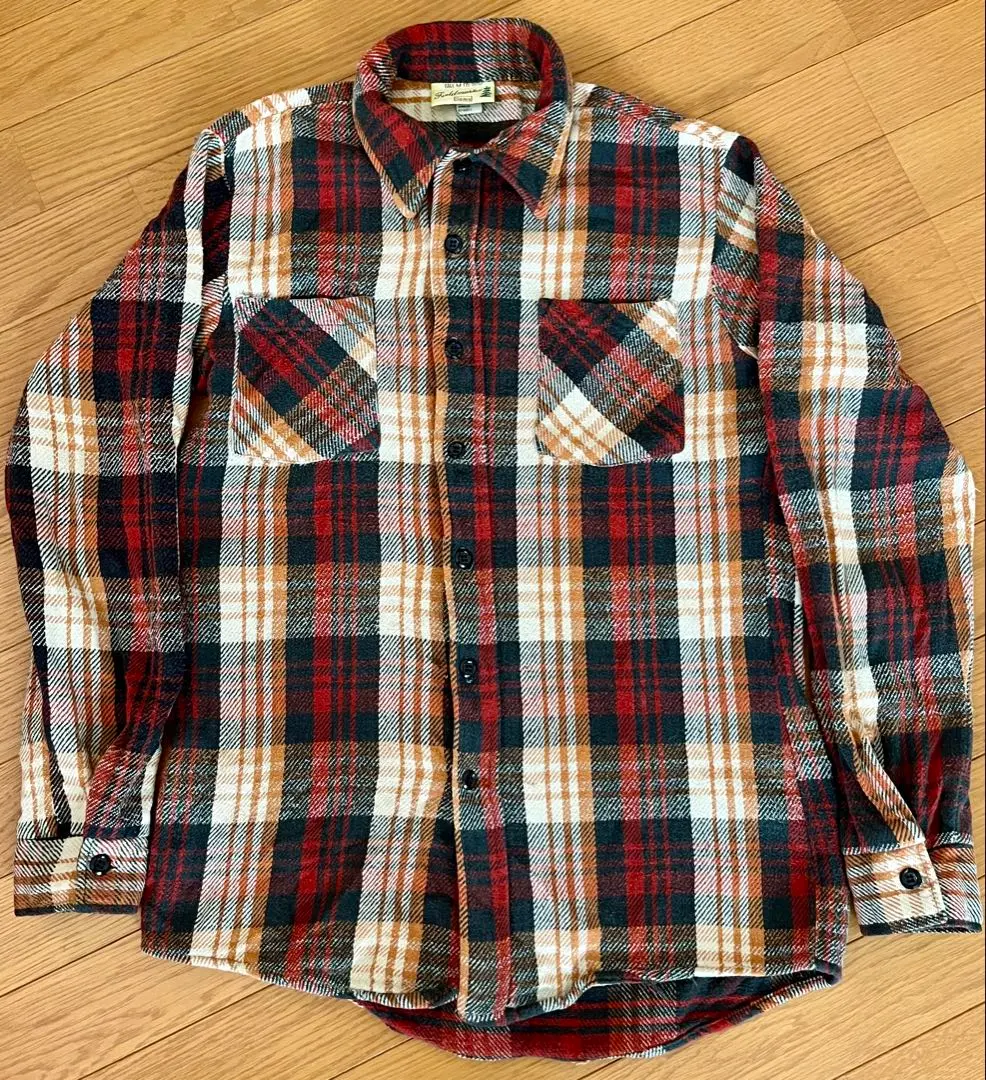 Thumbnail of Sears Fieldmaster Heavy Flannel Shirt Tall M 90's