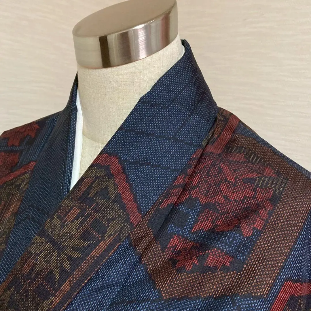 Thumbnail of KA2072 Oshima Tsumugi Kimono, Height 161cm, Kimono, Silk