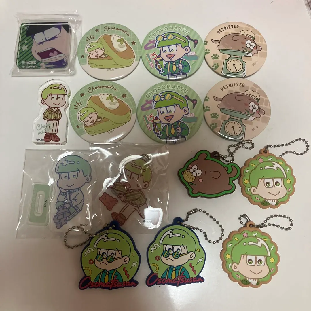 Thumbnail of Choromatsu: Can badge, plate, acrylic stand, keyholder, magnet, figure